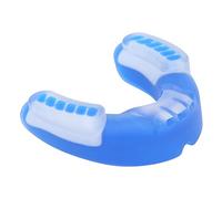 POENVFPO Protège-Dents de Sport, Conception épaisse avec Trou de Respiration pour la Protection des Dents des Enfants, adapté à la Boxe, au Taekwondo, au Sanda, au Basket-ball, aux Arts (BLUE)