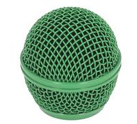 POENVFPO Remplacement de la Tête de Microphone 55 Mm/2,17 Pouces, Grille Résistante aux Bosses avec Pare-brise en Mousse intégré pour Sm58s, Sm58lc, Beta58a et Autres Modèles (GREEN)