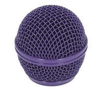 POENVFPO Remplacement de la Tête de Microphone 55 Mm/2,17 Pouces, Grille Résistante aux Bosses avec Pare-brise en Mousse intégré pour Sm58s, Sm58lc, Beta58a et Autres Modèles (PURPLE)