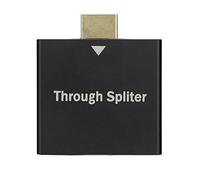 POENVFPO Répartiteur HDMI 1080P 1x2, Ports Plaqués Or pour Une Transmission de Signal Stable vers HDTV, Moniteur, Projecteur