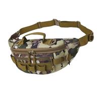POENVFPO Sac Banane, Sac Banane Multifonctionnel Imperméable de Grande capacité avec Bretelles Réglables et Panneau Arrière en Respirante, pour la Course à Pied, Le Cyclisme, la (CP)