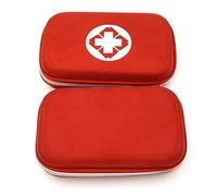 POENVFPO Sac de Trousse de Premiers Secours en Plein Air, Matériau EVA Oxford, Conception à Plusieurs Compartiments, Portable pour la Maison, le Camp, les Voyages, Taille 8,26 X 5,31 X 1,96 Pouces