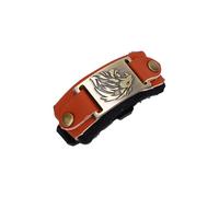 POENVFPO Sangle de Sourdine pour Guitare, Amortisseur de Basse en Cuir PU avec Anneaux Métalliques, Réduction du Bruit Anti-hurlement, pour Guitare Classique Acoustique électrique 6 7 (Lion brun)