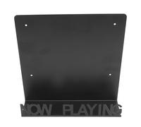 POENVFPO Support de Disque élégant, étagère D'affichage Murale pour Albums, Vue Complète, Se Fond dans n'importe Quel Décor pour Home Studio, Fer Noir