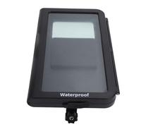 POENVFPO Support de Téléphone de Moto étanche, Boule Rotative à 360 Degrés IP67, Support de Téléphone étanche à la Poussière, avec Coque Arrière Transparente, pour Téléphones de 4,7 à 7,0