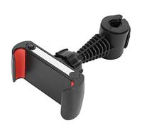 POENVFPO Support de Téléphone Portable pour Club de, Enregistreur de Swing de avec Rotation à 360 Degrés et Clip Réglable, pour L'entraînement de et la Diffusion en Direct, (Modèle HRT Noir et Rouge)