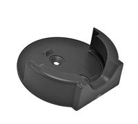POENVFPO Support Mural pour Doseur de café, Support de Rangement Universel Durable pour Murs Lisses, Carreaux de Marbre, Surfaces en Verre, ABS de qualité Alimentaire (Noir 58MM)