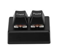 POENVFPO Switch Red Programmable Keypad 2 Touches Mini Clavier de Jeu Clavier USB C Connexion, pour Les Jeux de Rythme et la productivité du Bureau