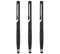 POENVFPO Toucher Papill Practice Crayon Haute Précision Facile à Maintenir Un Stylo pour Les Enfants et Les Machines d'apprentissage pour Adultes Lecteur Noir 3 Pack