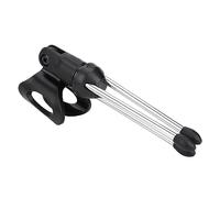 POENVFPO Trépied de Canne à Pêche, Support de Canne à Pêche en Acier Inoxydable ABS, Conception Réglable à 3 Pieds, 7,9 X 1,2 X 1 Pouces, Léger 105 G, pour la au Feeder de Carpe de Rivage de Quai de