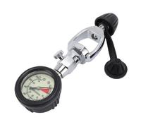 POENVFPO Vérificateur de Pression du Cylindre de Plongée, Indicateur de Pression du Cylindre Ni Ni Portable en Laiton avec Cadran Lumineux Facile à Lire