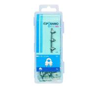 PÖSAMO PÖSAMO Câble métallique petit, ancien DIN 741 Zn 3mm/M4 1/8" x 15 pcs SB Quantité:1