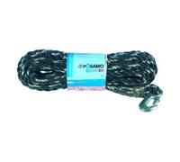 PÖSAMO PÖSAMO Corde PP tressée noir/blanc 14,0mmx30m Docke avec crochets Quantité:1