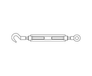 PÖSAMO PÖSAMO DIN 1480 3,6 galZn H/Ö M6 HP Quantité:10