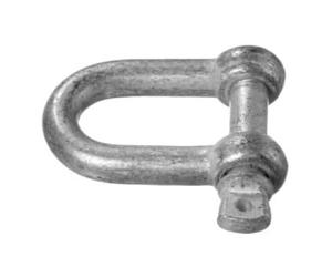 PÖSAMO PÖSAMO Manille droite galvanisée 22,0 mm-7/8 Quantité:1