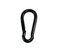PÖSAMO PÖSAMO Mousqueton de pompier noir-Zn 80 x 8 mm Quantité:50