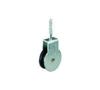 PÖSAMO PÖSAMO Poulie à rouleau avec vis galZn pour câble Ø env. 6,0 mm Quantité:1