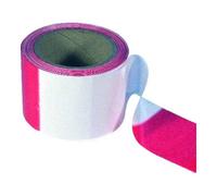 PÖSAMO PÖSAMO Ruban de signalisation rouge/blanc 80mm x 50m rouleau Quantité:1