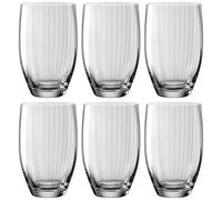 POESIA 022383 Lot de 6 verres Gris 460 ml