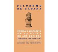 Poesía Y Filosofía En La Villa De Los Papiros Gadara, Filodemo De (Auteur)