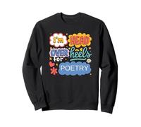 Poésie Amusante et esthétique, Amour, rétro, pour poètes Sweatshirt