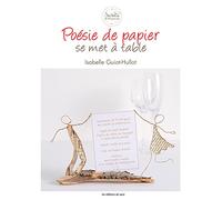 POESIE DE PAPIER : LA DECO DE TABLE