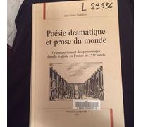 Poésie Dramatique Et Prose Du Monde