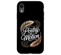Poésie en Mouvement Écrivain élégant Coque pour iPhone XR