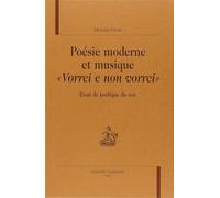 Poésie moderne et musique