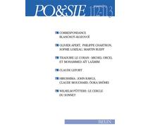 Poésie n°112-113 Tome 112 -113 - Michel Deguy - Belin - broché - Revue