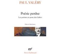 Poésie perdue Paul Valéry (Auteur), Michel Jarrety (Edité par)