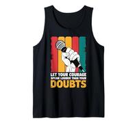 Poésie Slam Laissez Votre Courage Parler Plus Fort Slam Poésie Débardeur