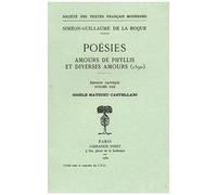 Poésies - Amours De Phyllis Et Diverses Amours (1590)