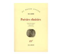 Wystan Hugh Auden – Poésies choisies – Gallimard – Livre