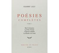Poésies complètes, tome 1