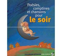 Poésies, comptines et chansons pour le soir (1 livre + 1 CD audio)