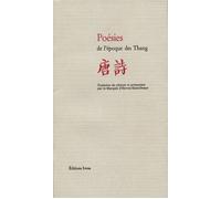 Poésies de l'époque des Thang - Marie Jean Léon D' Hervey De Saint-Denys - Ivrea - Livre