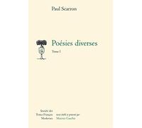 Poèsies diverses (livre non massicoté), tome I