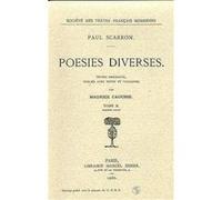 POESIES DIVERSES T.2 SCARRON. PAUL (Auteur)
