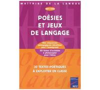 Poésies Et Jeux De Langage Cm1/Cm2