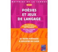 Poésies Et Jeux De Langage Cm1/Cm2