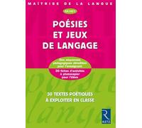 Poésies et jeux de langage CP CE1