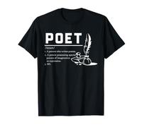 Poète Définition Poésie Écrivain Créatif Écriture Citation T-Shirt