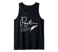 Poète Definition Writer Poetry Lover Quill Dictionnaire Citation Débardeur