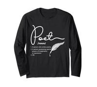 Poète Definition Writer Poetry Lover Quill Dictionnaire Citation Manche Longue