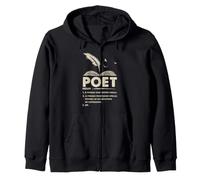 Poète Definition Writer Poetry Lover Quill Dictionnaire Citation Sweat à Capuche