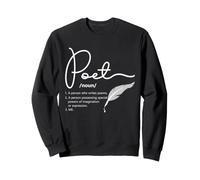 Poète Definition Writer Poetry Lover Quill Dictionnaire Citation Sweatshirt