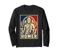 Poète épique Homer Grèce Antique Iliade Odyssey Manche Longue