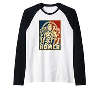 Poète épique Homer Grèce Antique Iliade Odyssey Manche Raglan