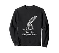 Poète et écrivain drôle Le Plus Cool du Monde | Poetcore Sweatshirt